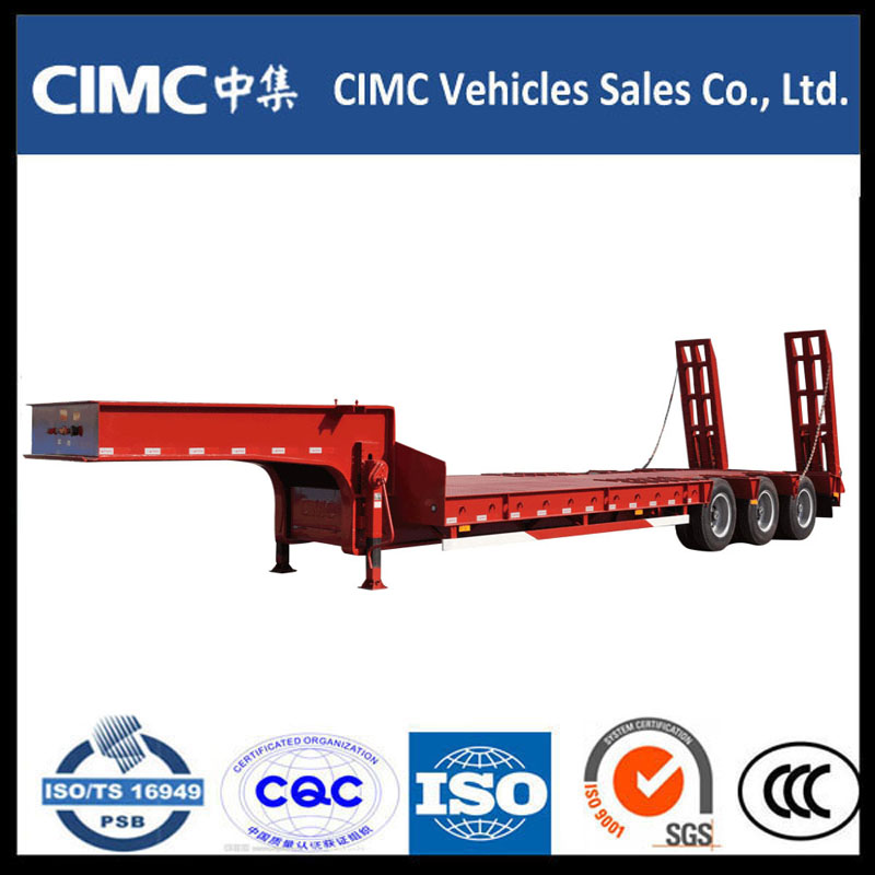 CIMC 3-nápravový 70 tunový návěs s návěsem
